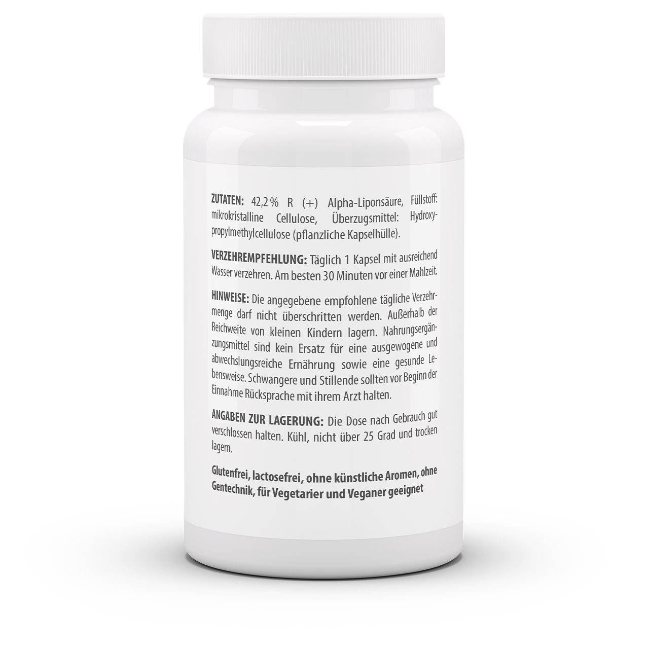 R (+) Alpha-Liponsäure 200 mg (100 Kps)