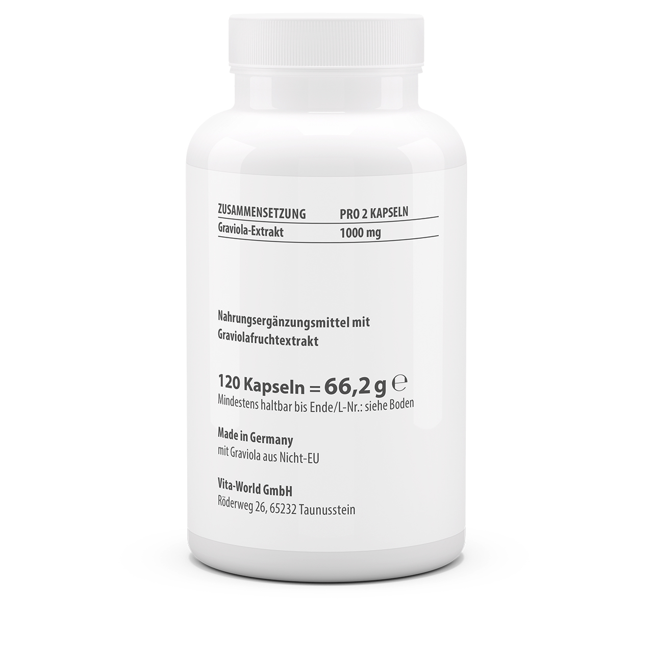 Graviola Extrakt 500 mg 3er Pack (360 Kps) Graviola Extrakt 500 mg 3er Pack (360 Kps)