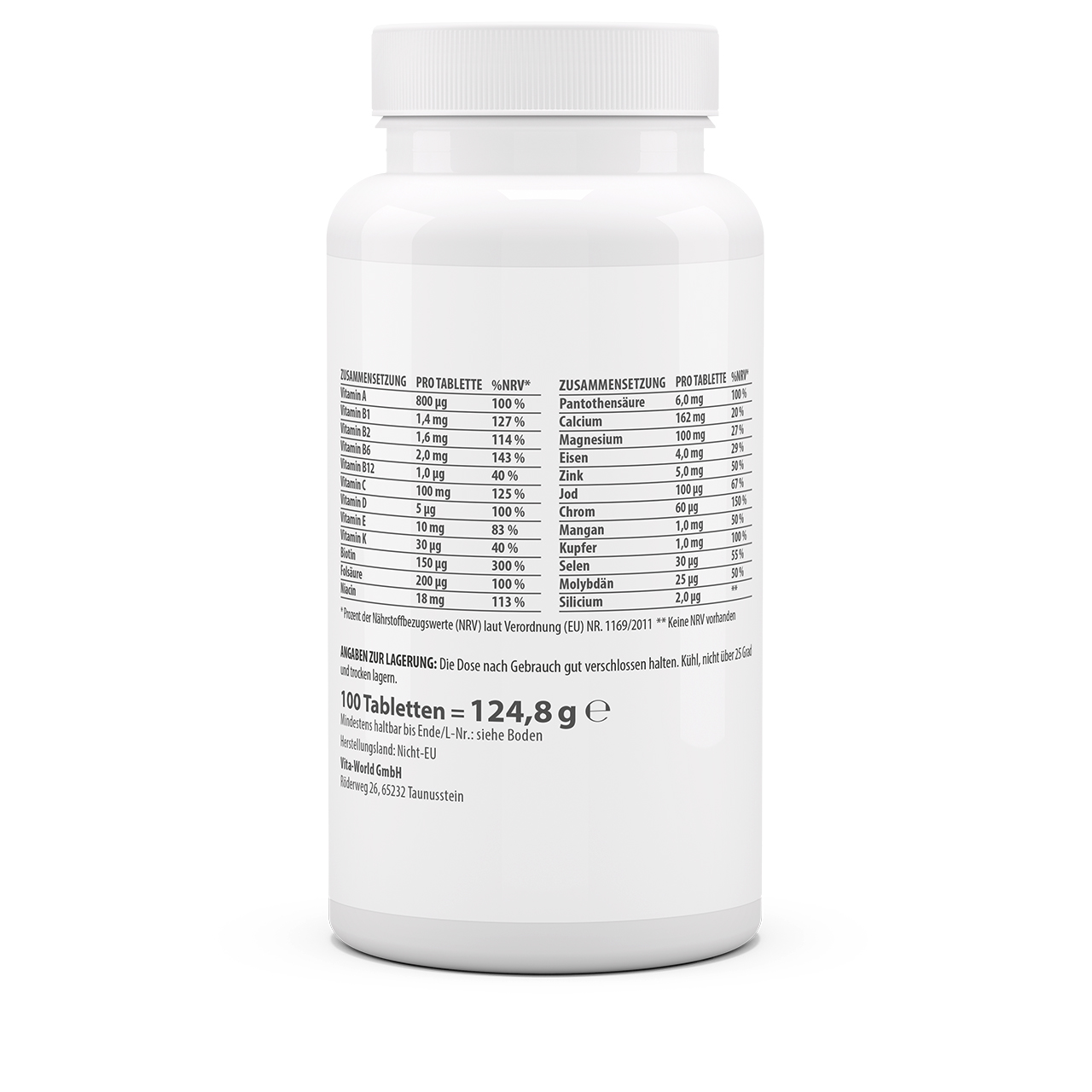 Multiplex Multivitamin A-Z (100 tablets)