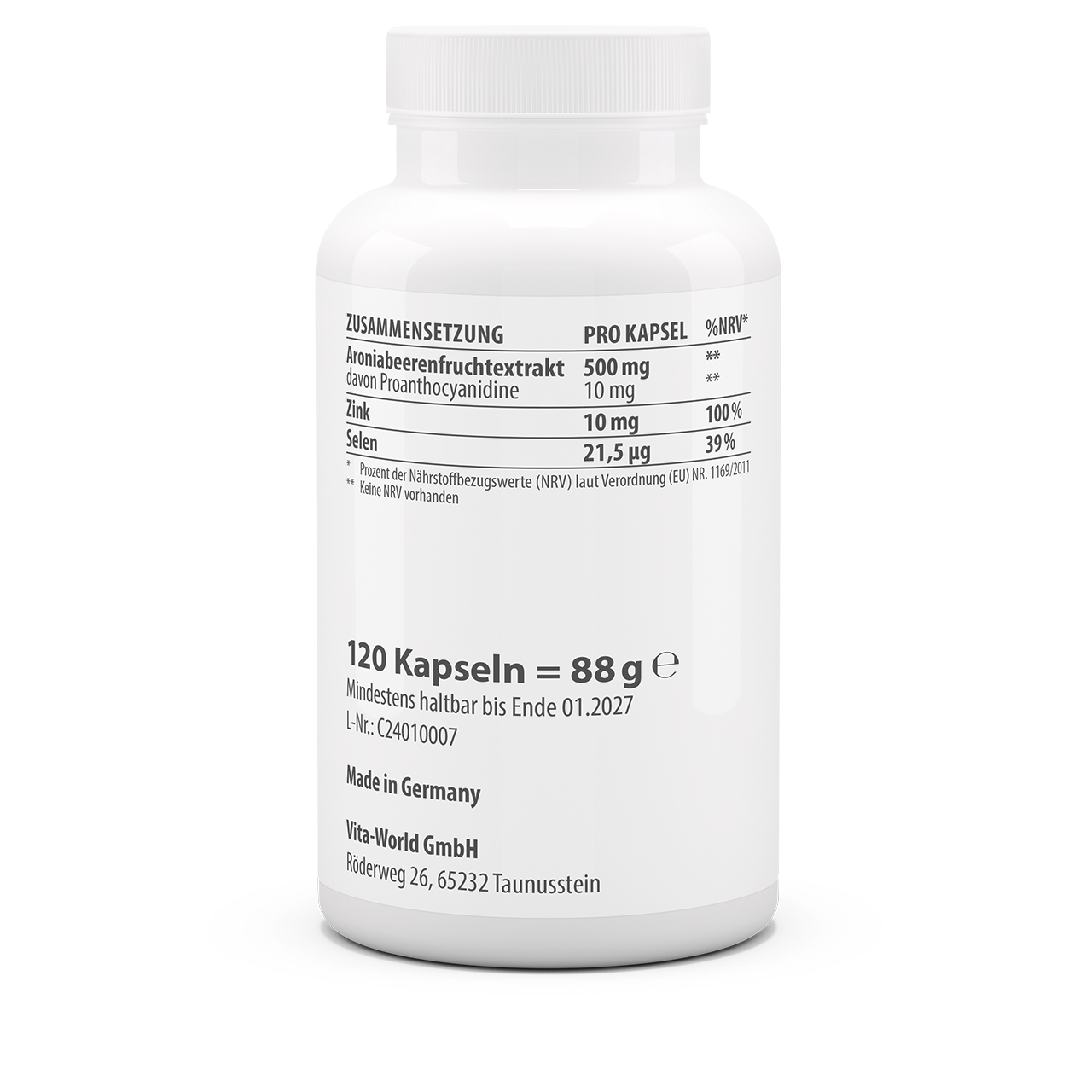 Chockeberry extract 500 mg (120 Kps) Chockeberry extract 500 mg (120 Kps)