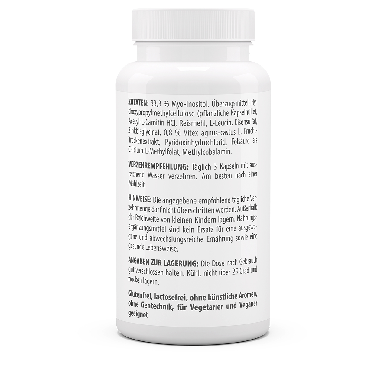 Myo-Inositol + Chaste Tree Complex (90 cps) Myo-Inositol + Chaste Tree Complex (90 cps)