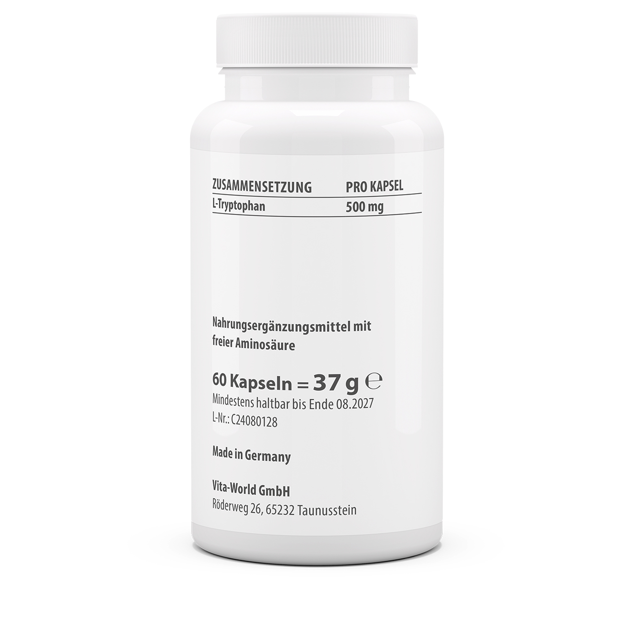 L-tryptophan 500 mg (60 caps) L-tryptophan 500 mg (60 caps)