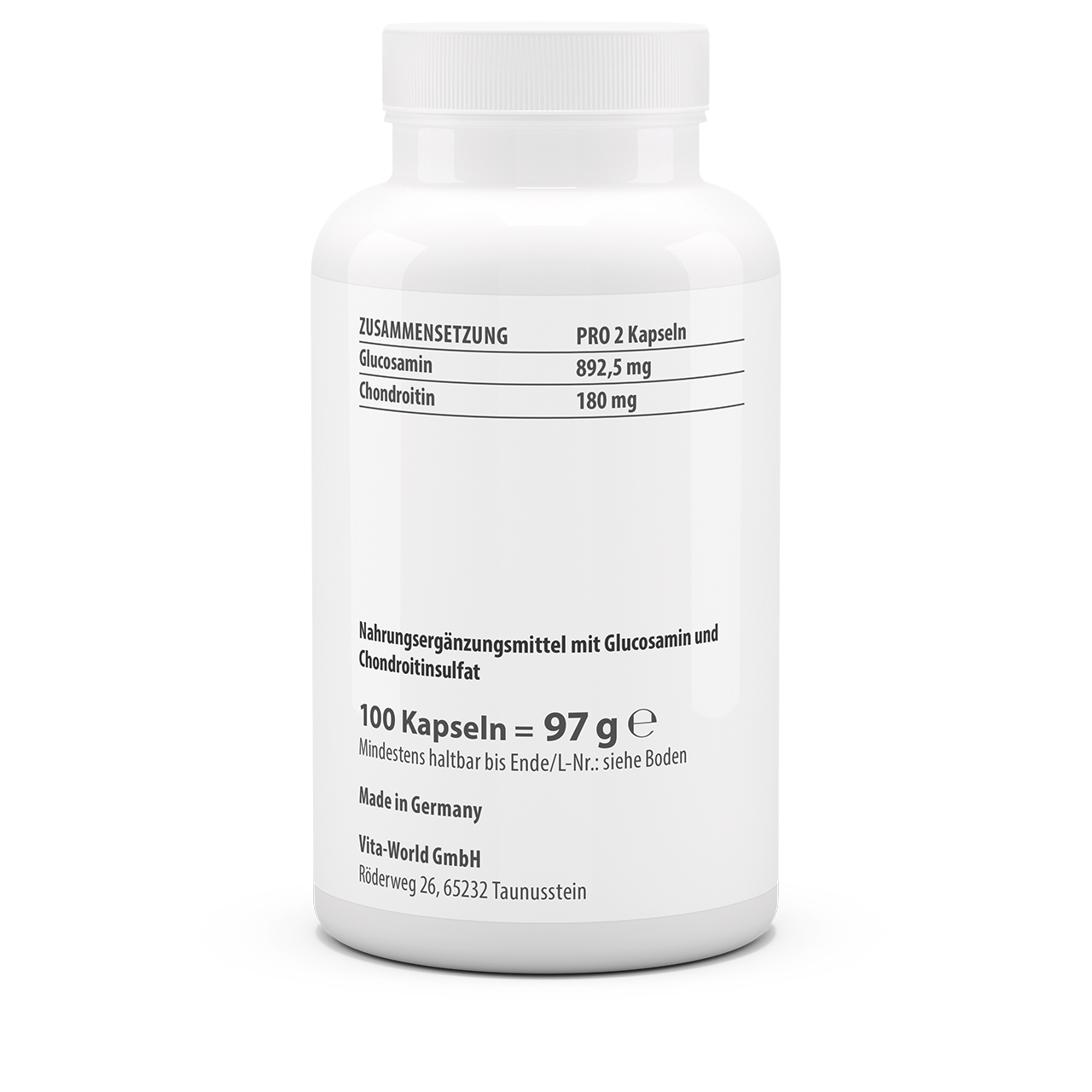Glucosamin 500 + Chondroitin 400 (100 Kps)