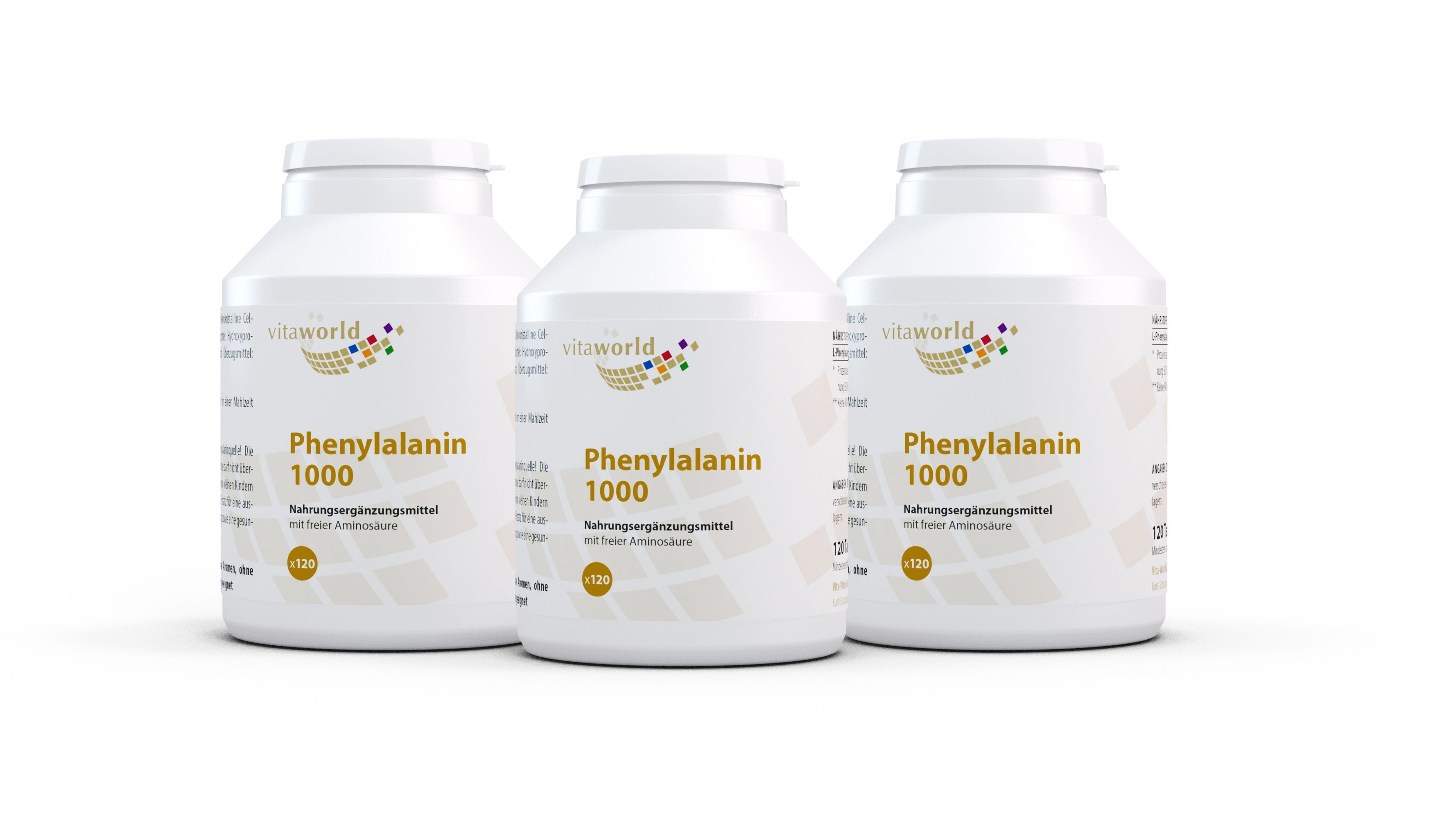 Phenylalanin 1000 mg 3er Pack (360 Tab)