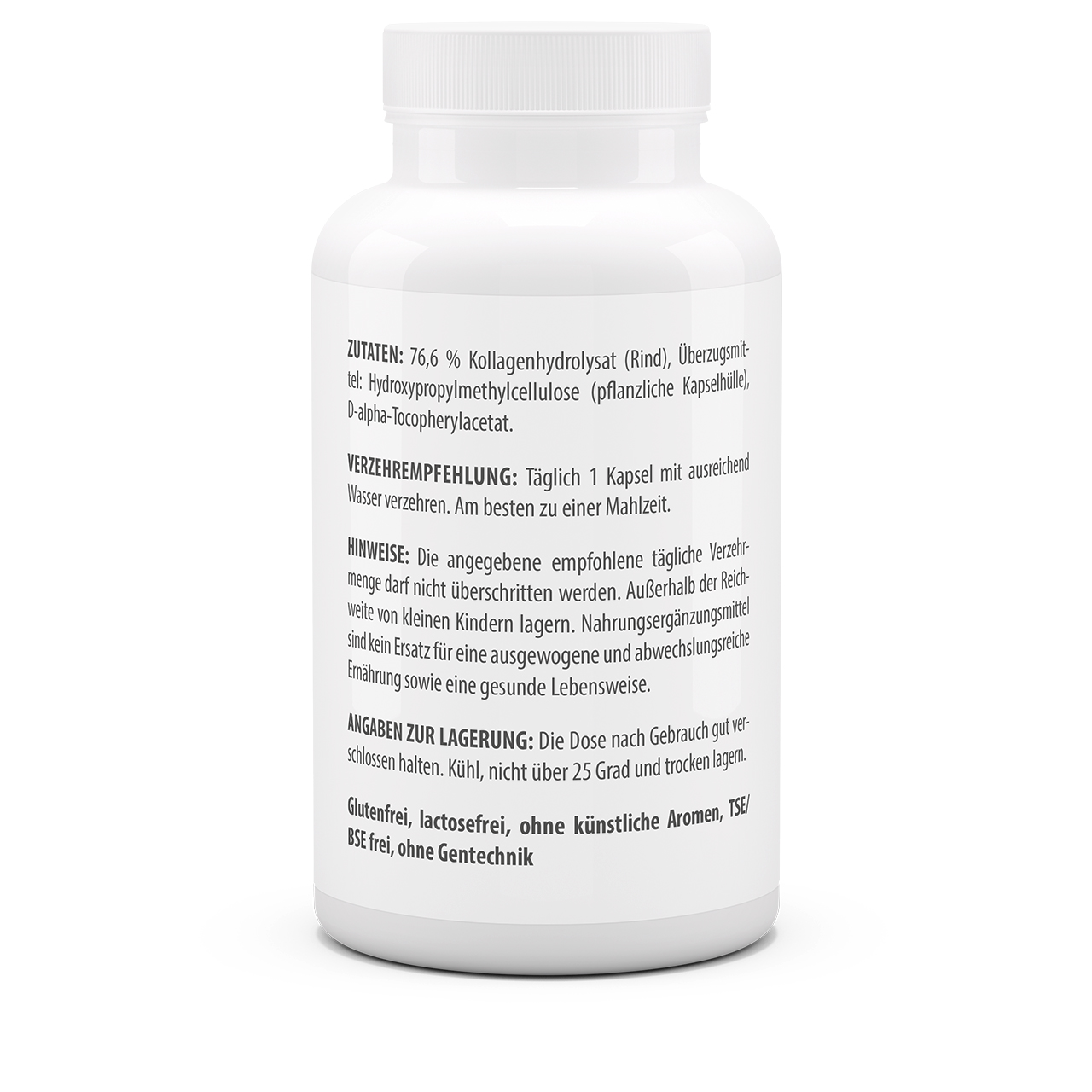 Kollagen 500 mg plus Vitamin E (100 Kps) Kollagen 500 mg plus Vitamin E (100 Kps)