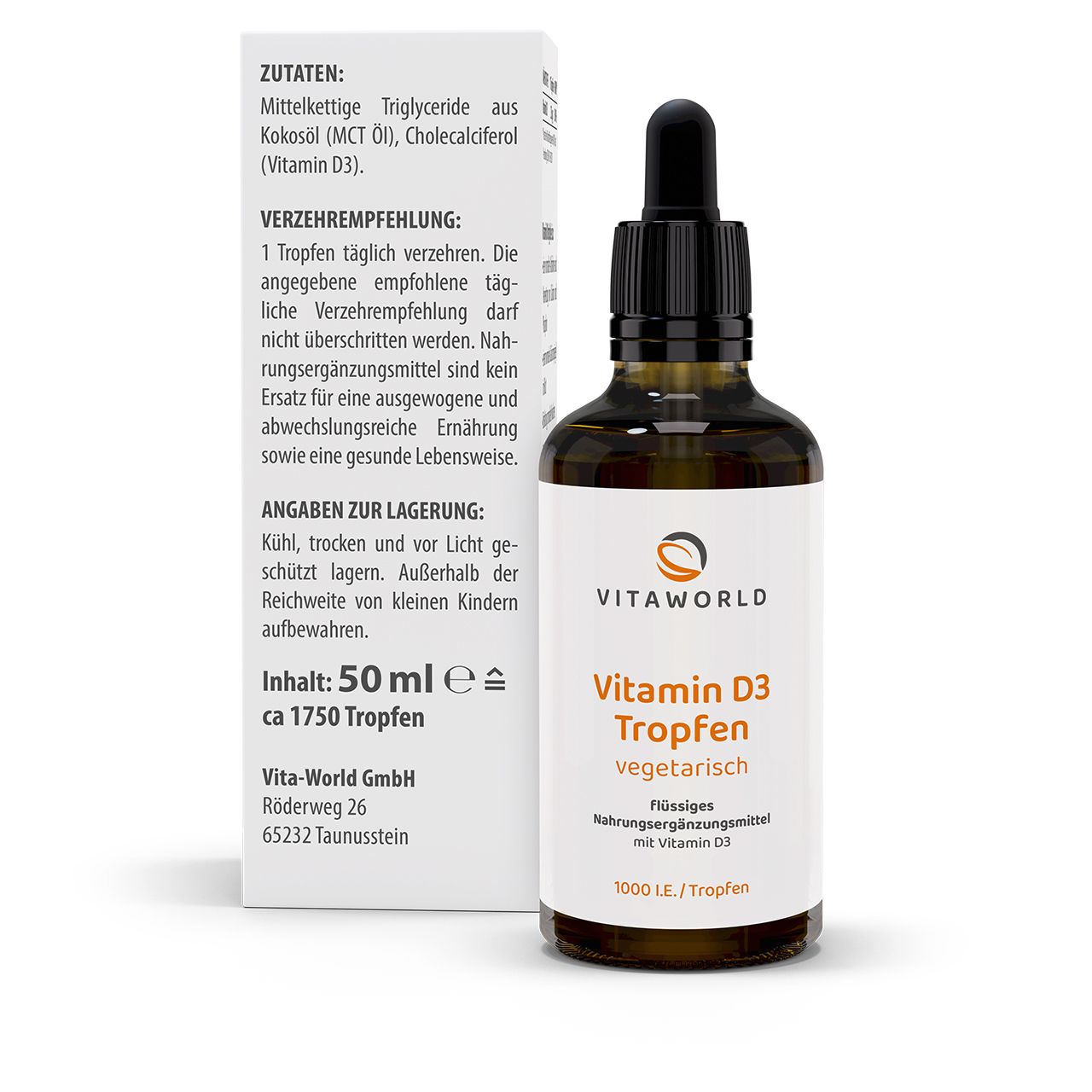 Vitamin D3 Tropfen 1.000 I.E. (50 ml)