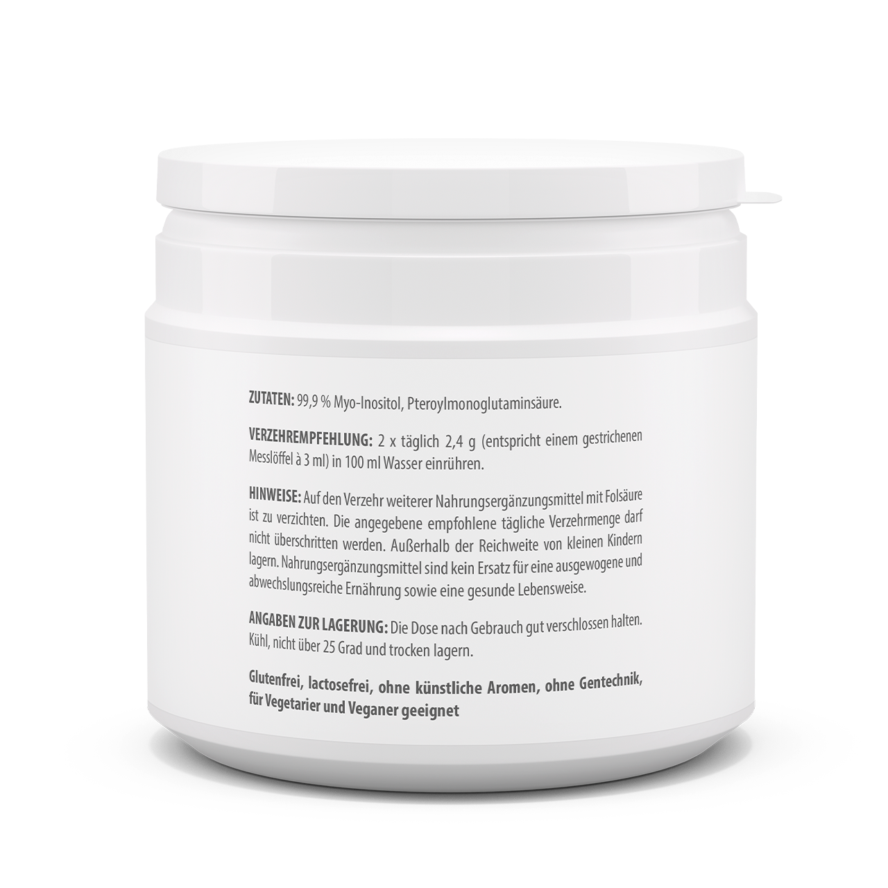 Inositol + Folic Acid (200 g) Inositol + Folic Acid (200 g)