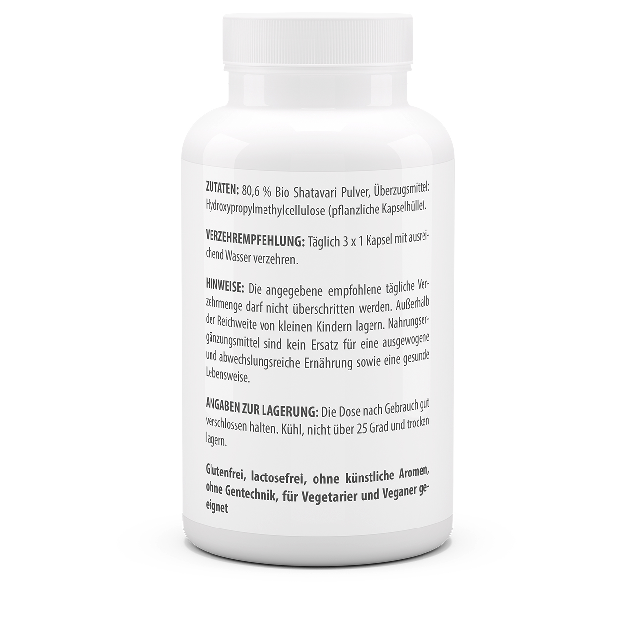 Shatavari 500 mg organic (180 caps) Shatavari 500 mg organic (180 caps)