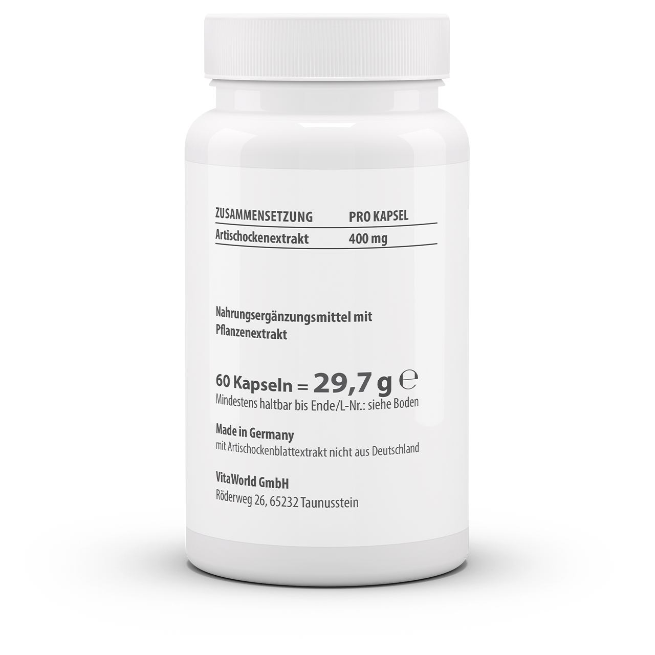 Artischocke 400 mg (60 Kps)