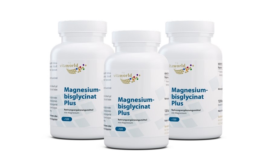Magnesiumbisglycinat Plus 3er Pack (360 Kps)