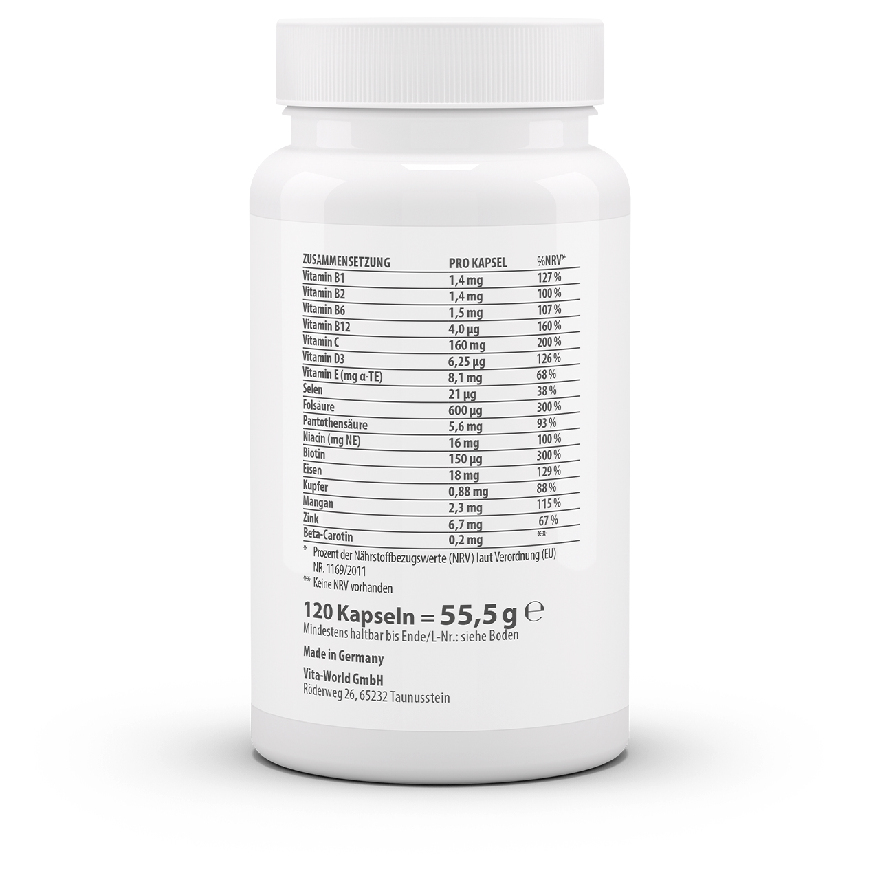 Multiplex A-Z ohne Vitamin K (120 Kps)