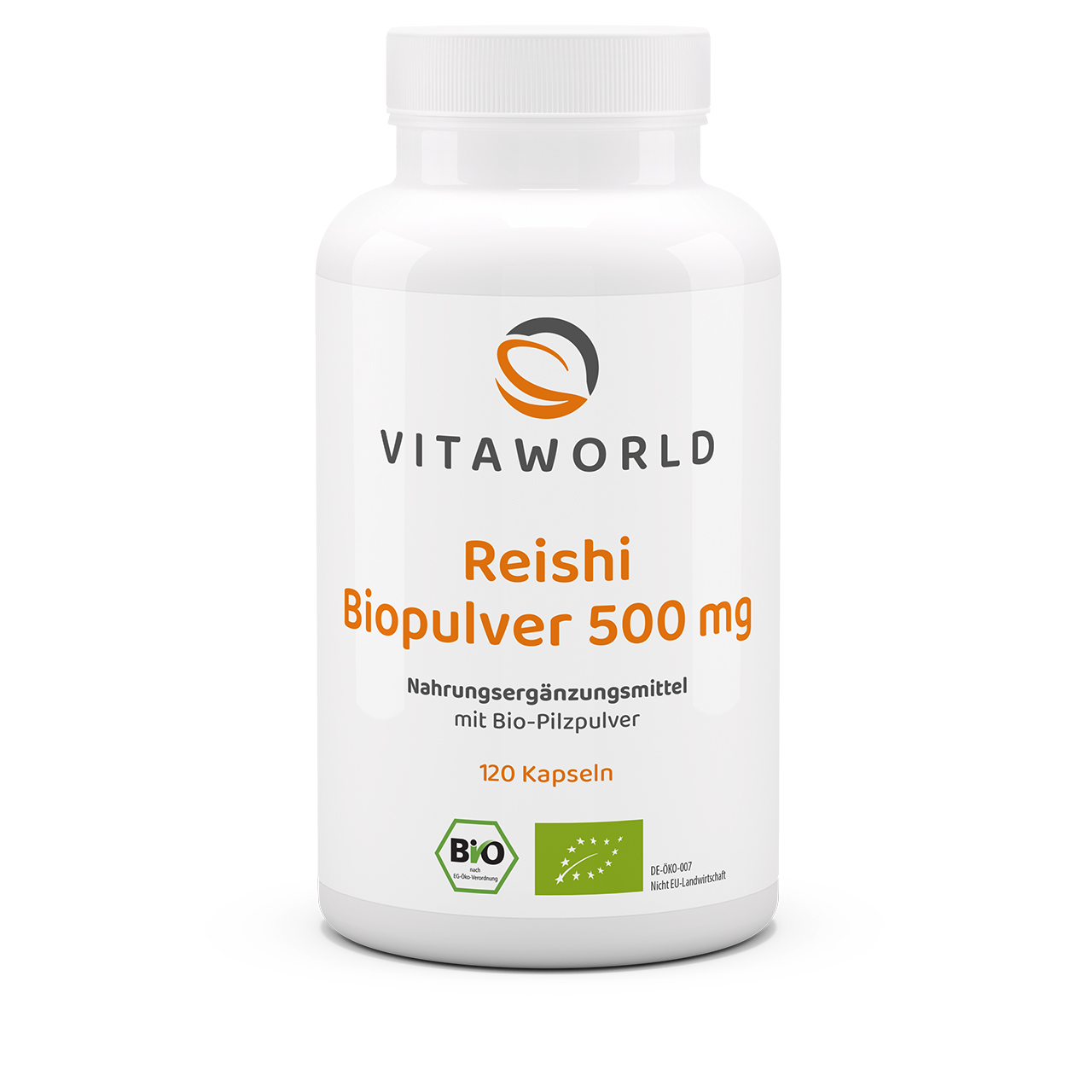 Reishi organic powder 500 mg (120 caps) Reishi organic powder 500 mg (120 caps)