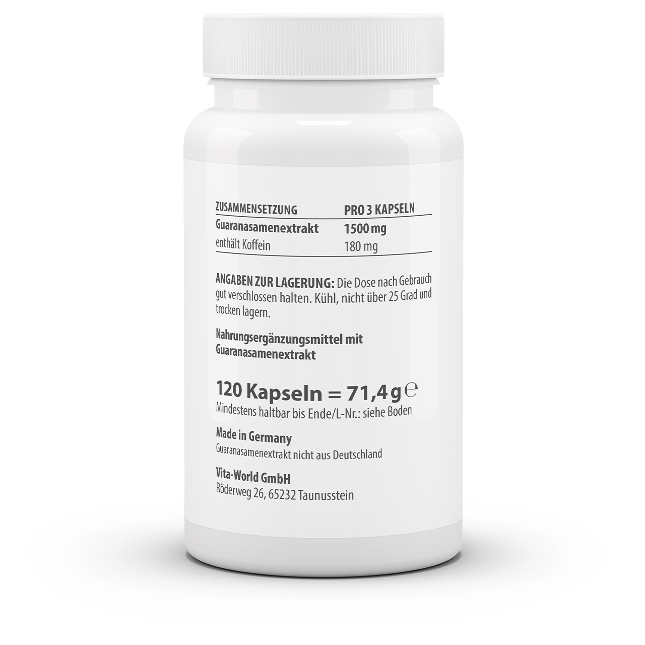 Guarana Pur (120 Kps)