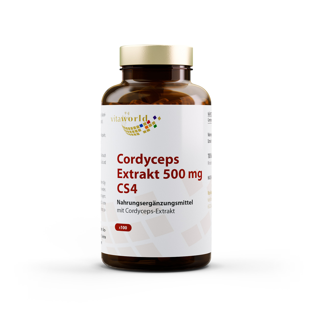 Cordyceps Extrakt 500 mg CS4 (100 Kps)