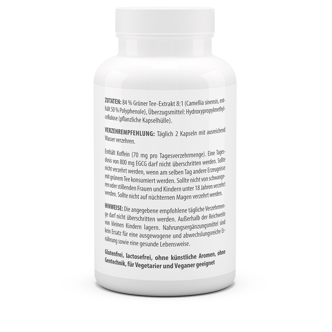 Grüntee Extrakt 500 mg (120 Kps)