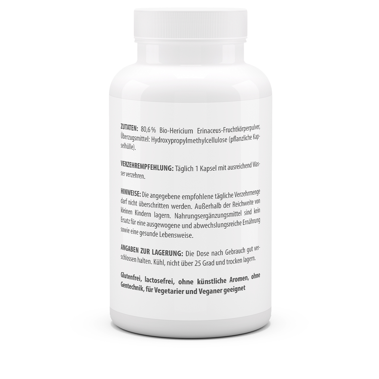 Hericium Biopulver 500 mg  (120 Kps)