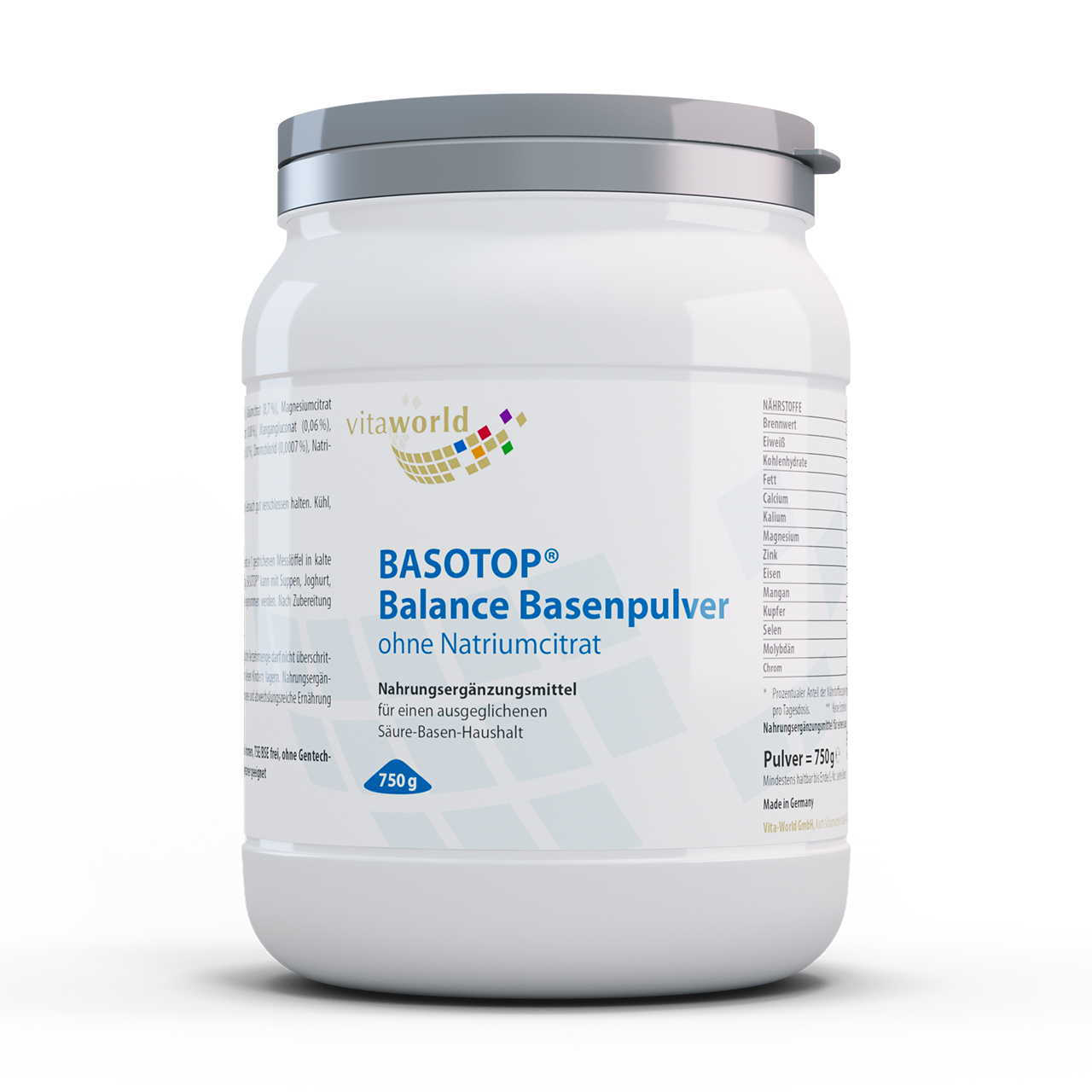BASOTOP Balance ohne Natriumcitrat (750 g)