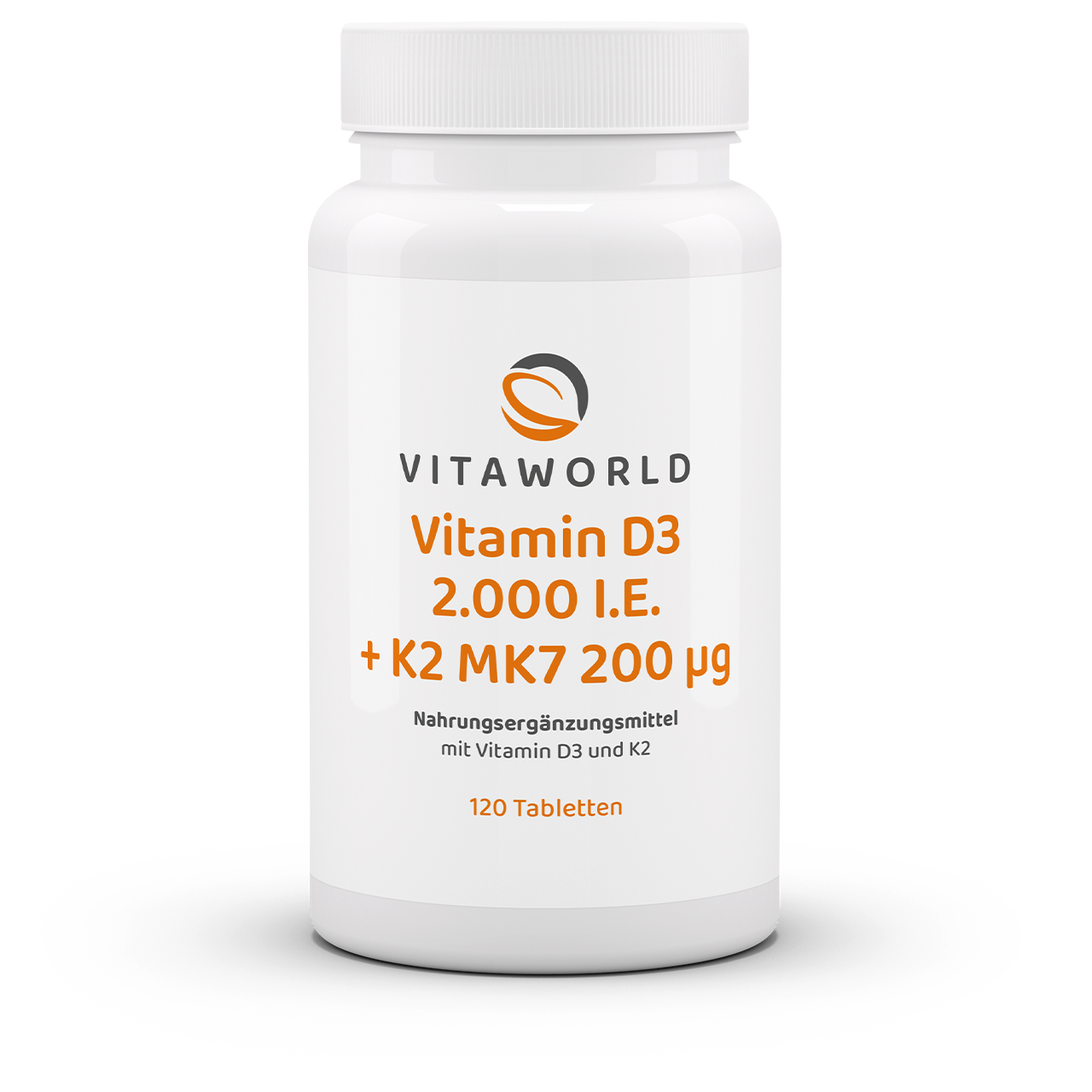 Vitamin D3 2000 I.U. + K2 MK7 200 µg (120 tablets) Vitamin D3 2000 I.U. + K2 MK7 200 µg (120 tablets)