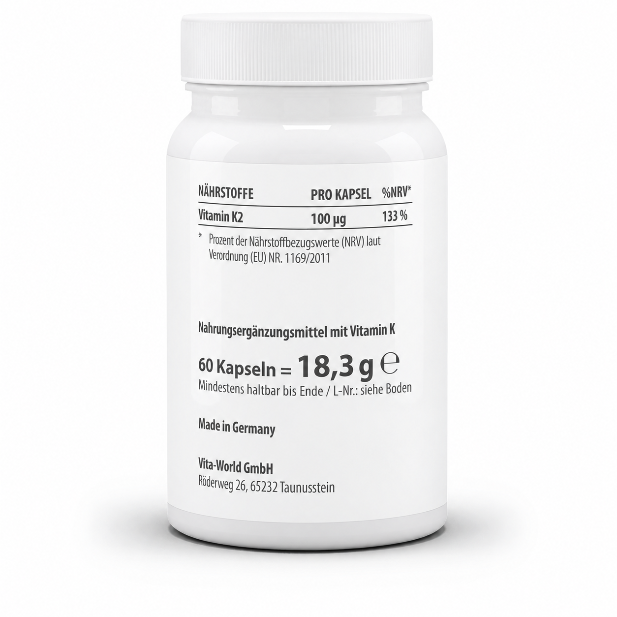 Menachinon Vitamin K2 MK7  (60 Kps)