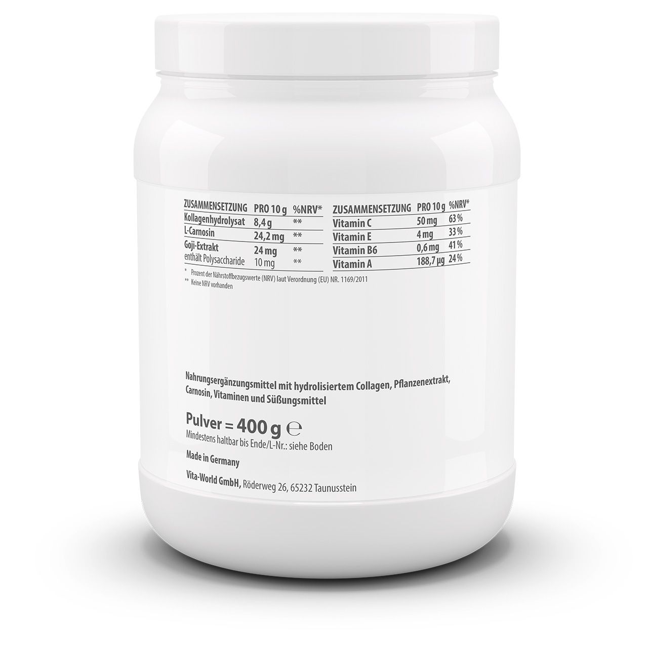 Collagen Drink Johannisbeere (400 g) Collagen Drink Johannisbeere (400 g)