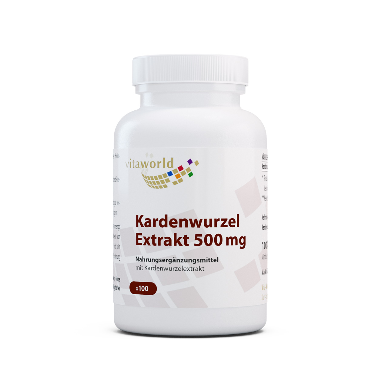 Kardenwurzel Extrakt 500 mg (100 Kps)