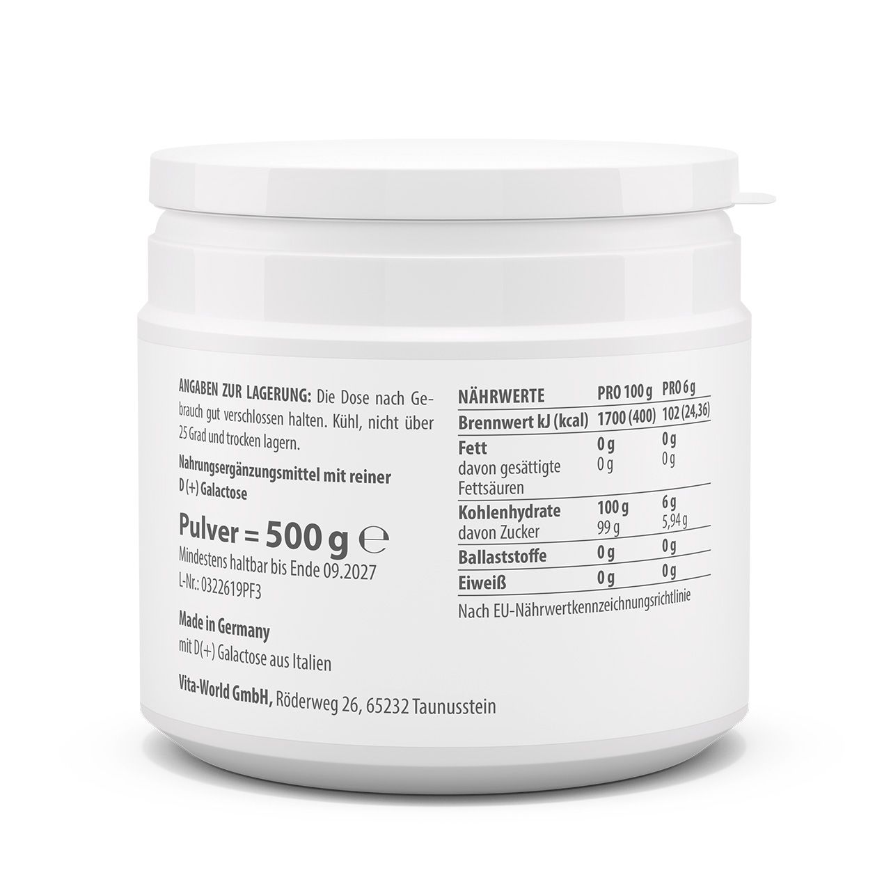 D(+)Galactose (500 g) D(+)Galactose (500 g)