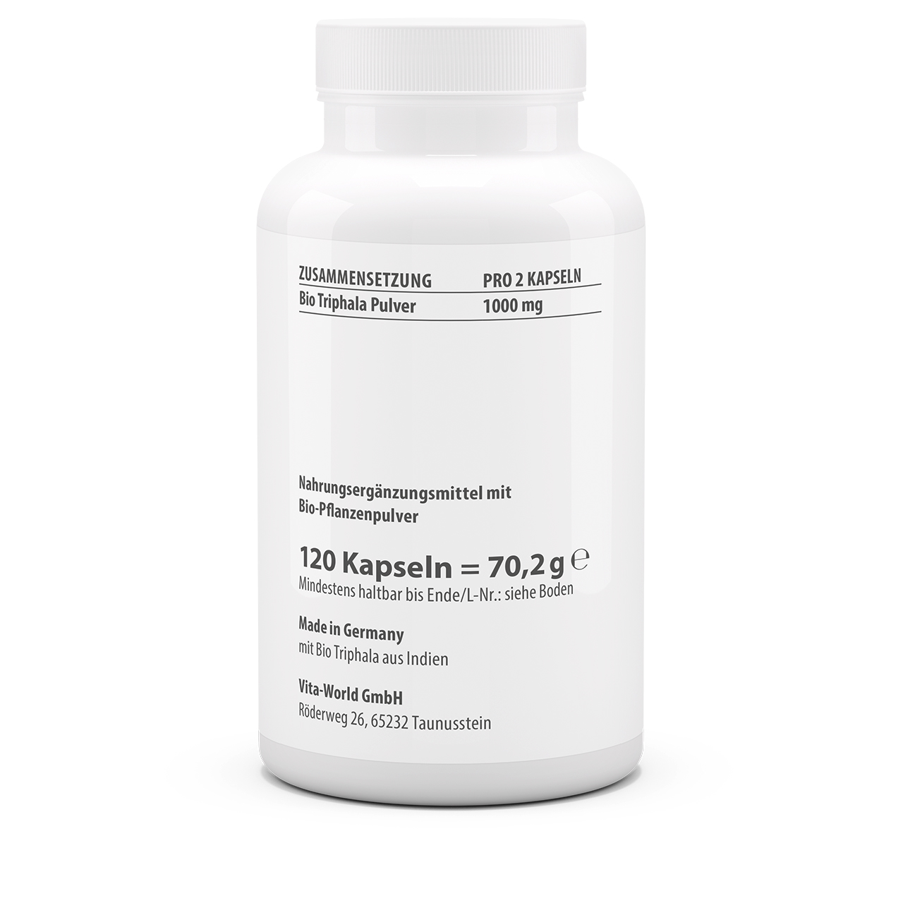 Bio Triphala 500 mg (120 Kps) Bio Triphala 500 mg (120 Kps)