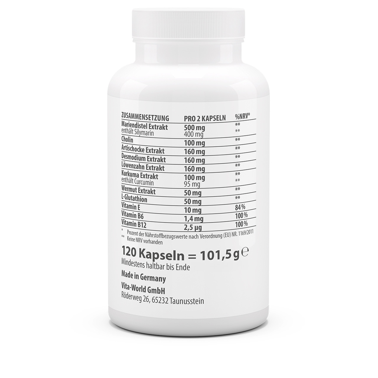 Leber-Vital Komplex (120 Kps)