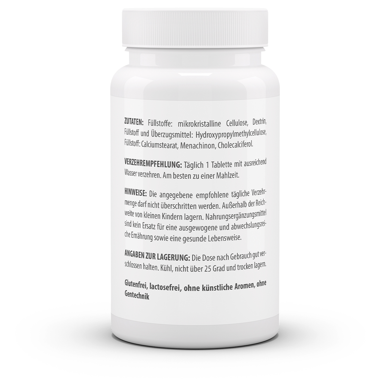 Vitamin D3 2000 I.U. + K2 MK7 200 µg  (120 tablets) Vitamin D3 2000 I.U. + K2 MK7 200 µg  (120 tablets)