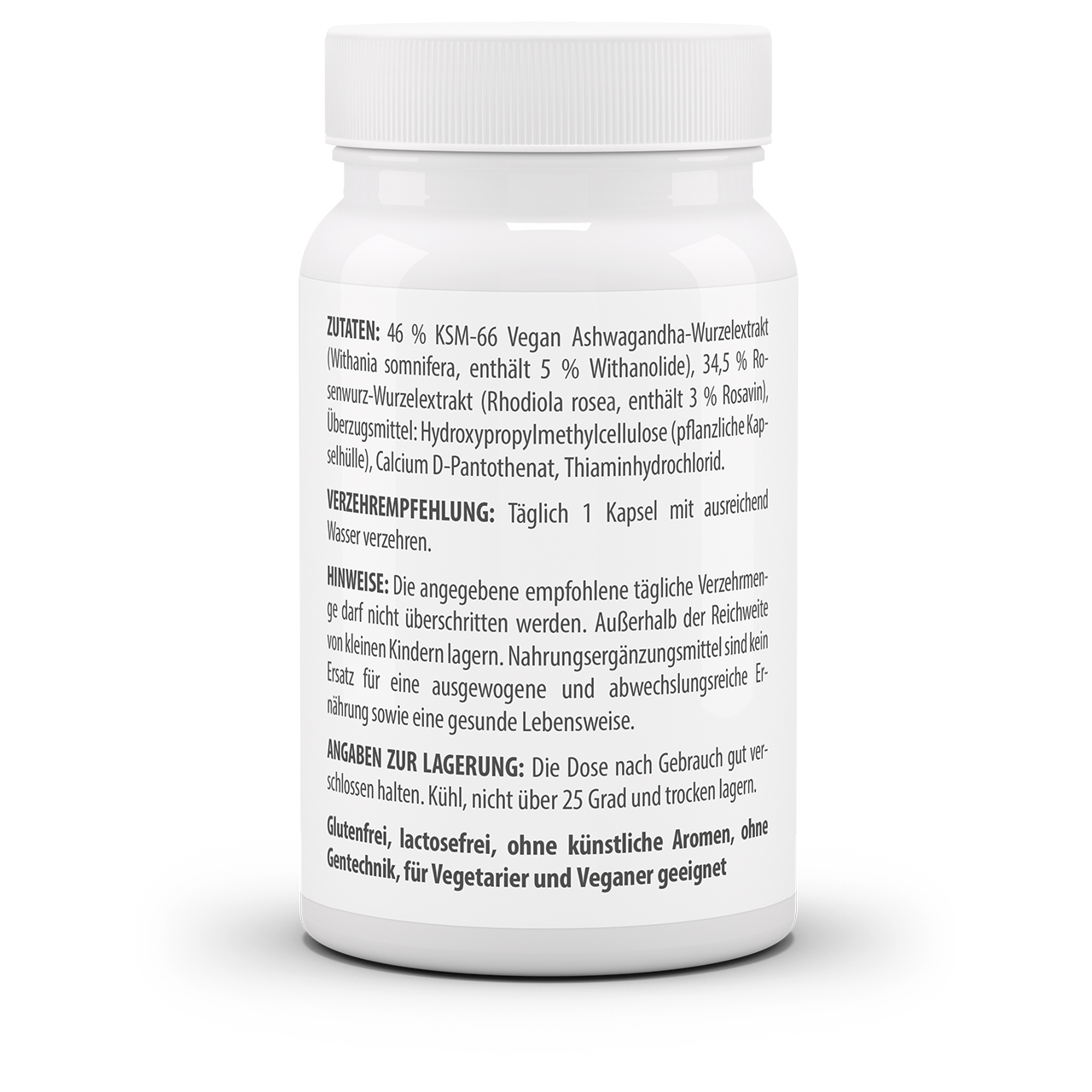 Ashwagandha Rosenwurz Komplex (60 Kps) Ashwagandha Rosenwurz Komplex (60 Kps)