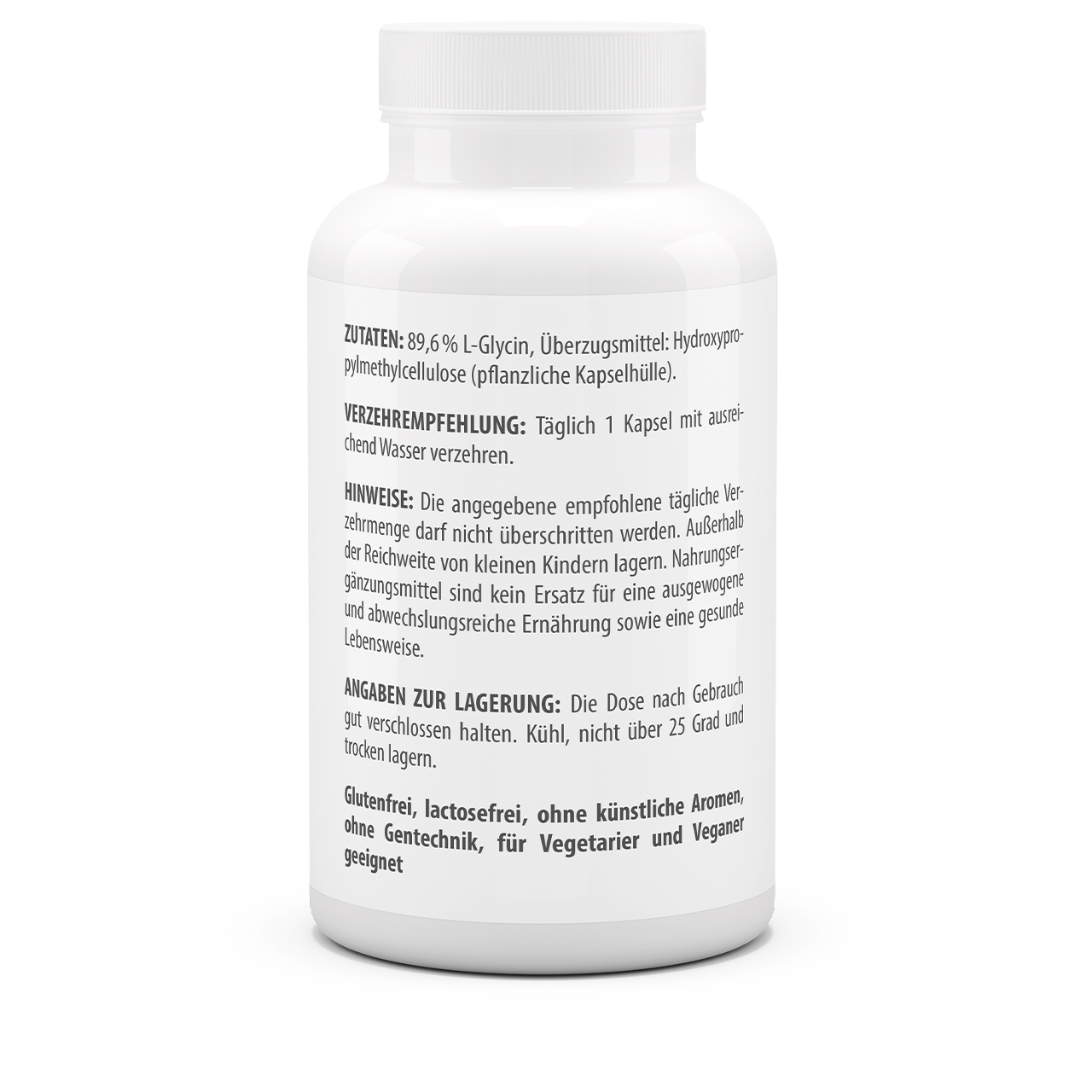 L-Glycin 1000 mg (120 Kps) L-Glycin 1000 mg (120 Kps)