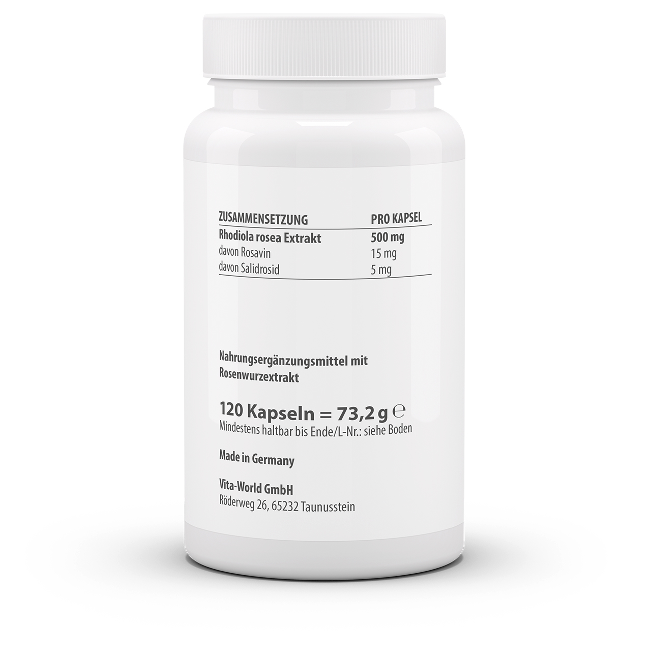 Rosenwurz-Extrakt 500 mg (120 Kps) Rosenwurz-Extrakt 500 mg (120 Kps)