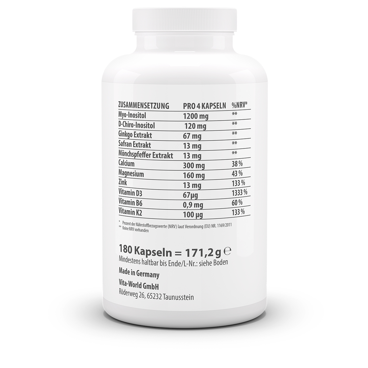 Inositol Komplex (180 Kps) Inositol Komplex (180 Kps)