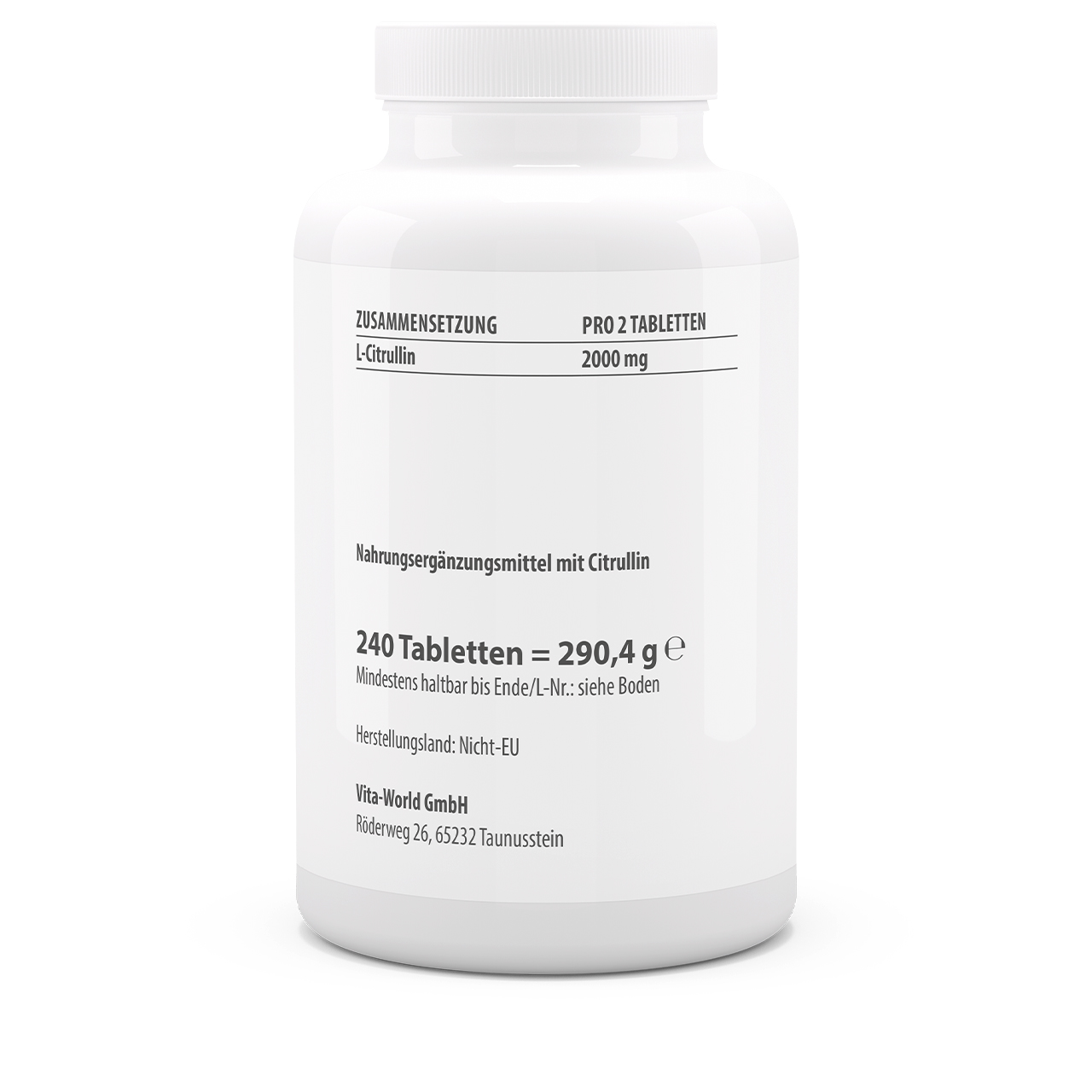 Citrullin 1000 mg (240 Tbl)