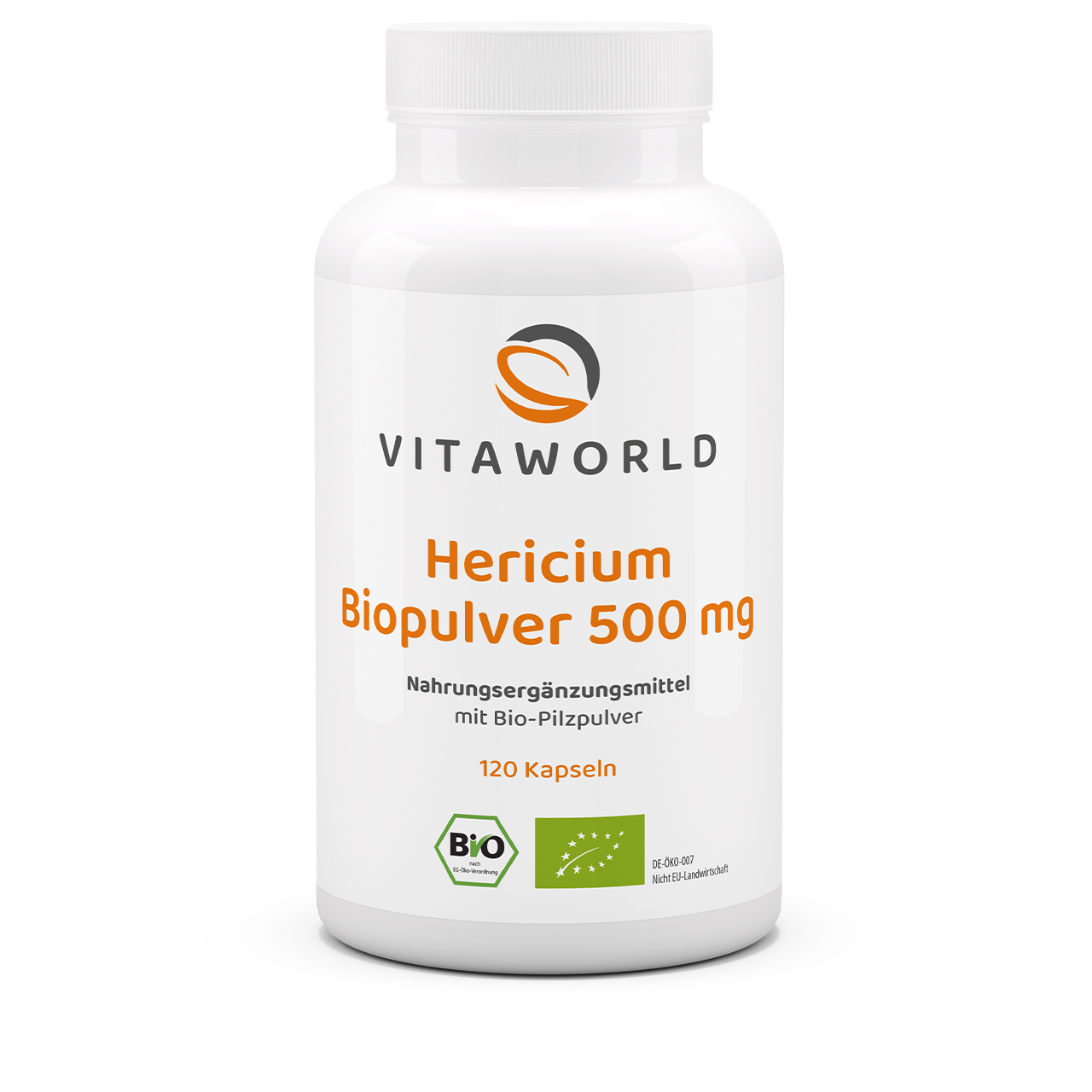 Hericium Biopulver 500 mg  (120 Kps)
